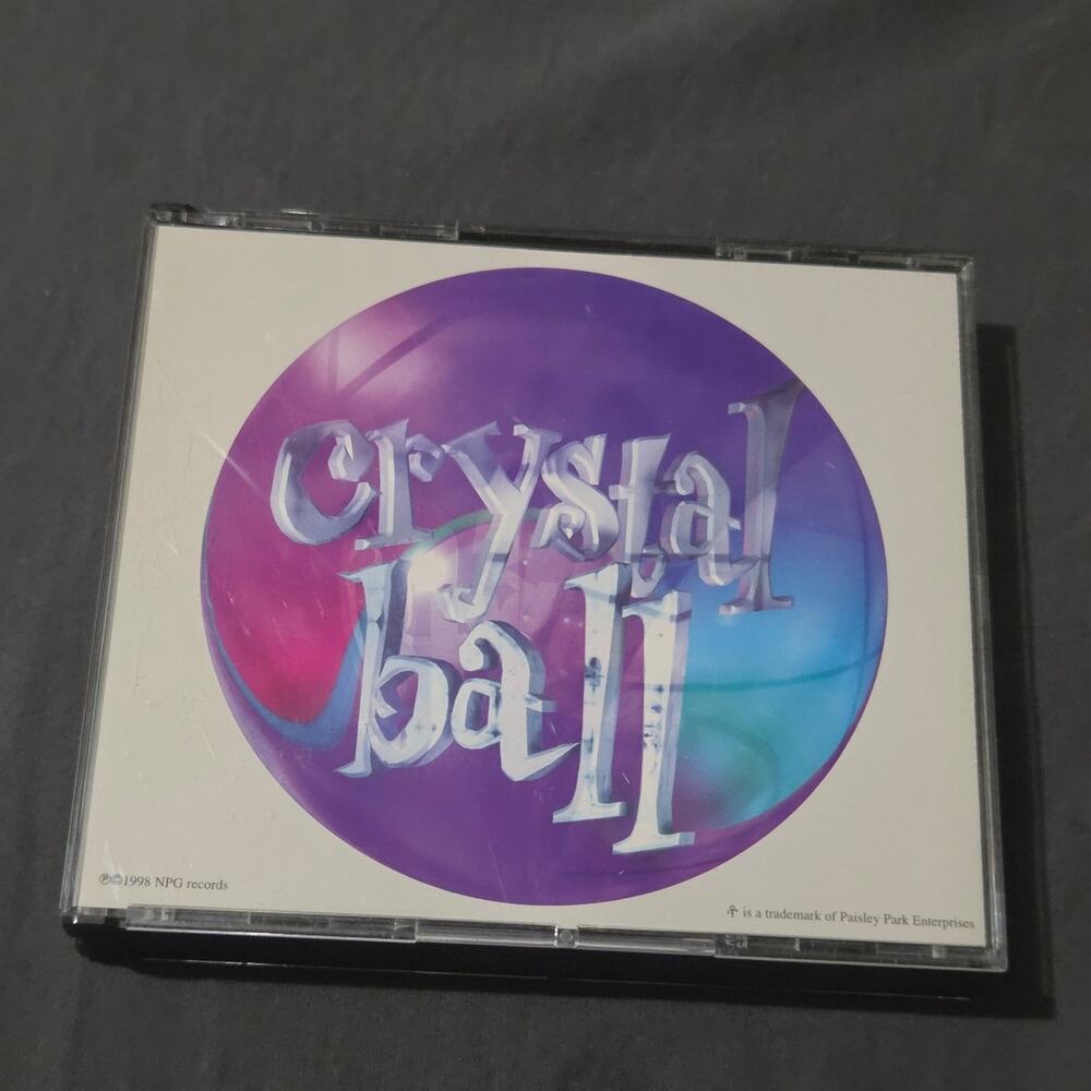 Vtg 1998 Prince NPG Crystal Ball 4-Disc CD Set